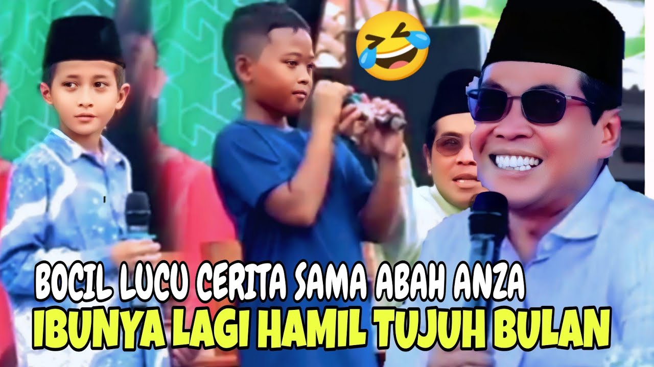 BOCIL INI CERITA SAMA ABAH ANZA IBUNYA LAGI HAMIL TUJUH BULAN LUCU POLL 