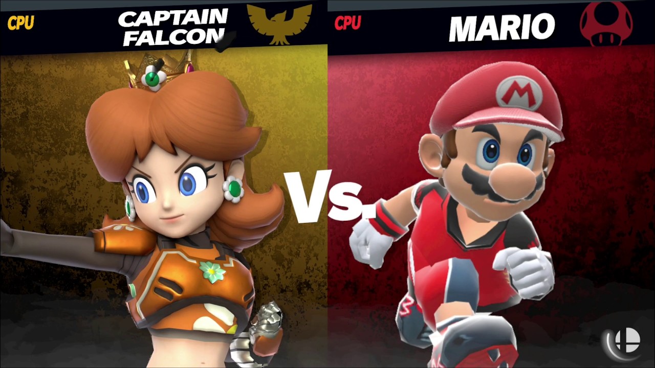 Strikers Daisy (Captain Falcon) vs Strikers Mario Round 2 [ShadowMario365 SSBU Member Request]