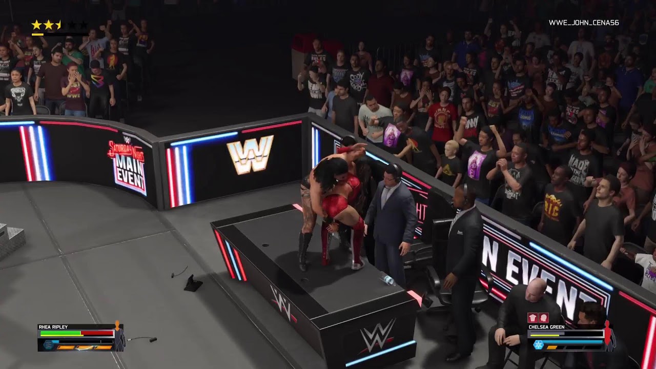 WWE 2K25 - Robyn vs Zoey Ambulance Match - Saturday Night Main Event
