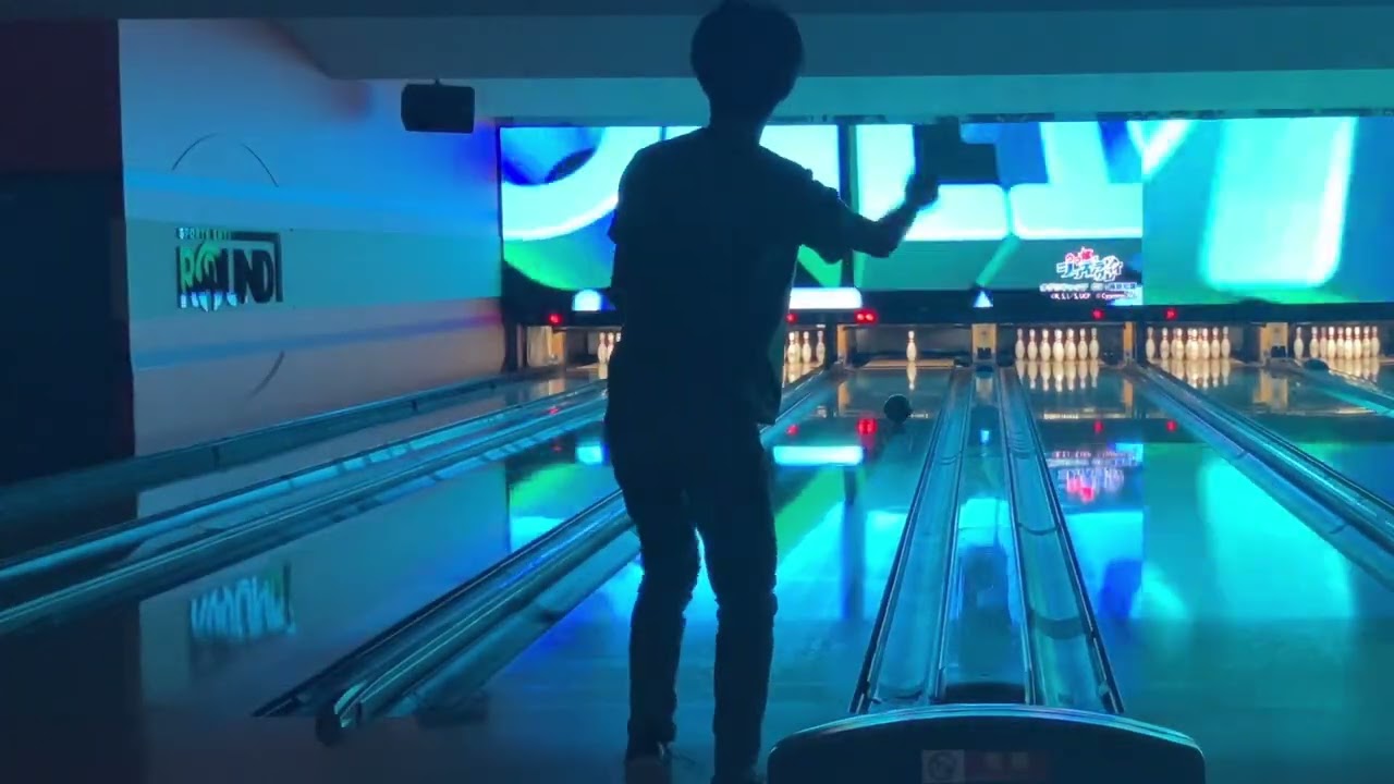 【1/17ラウンドワン】7/19に完敗した48FTのリベンジのはずが……#ラウンドワン #ボウリング #bowling #ムーンライトストライクゲーム #flip #funny 