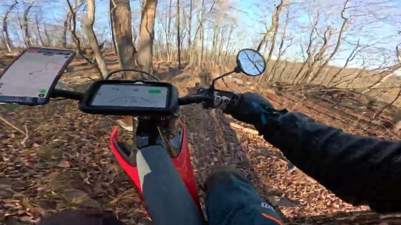 Stark Varg Ex on some rocky single track: How did the battery do?