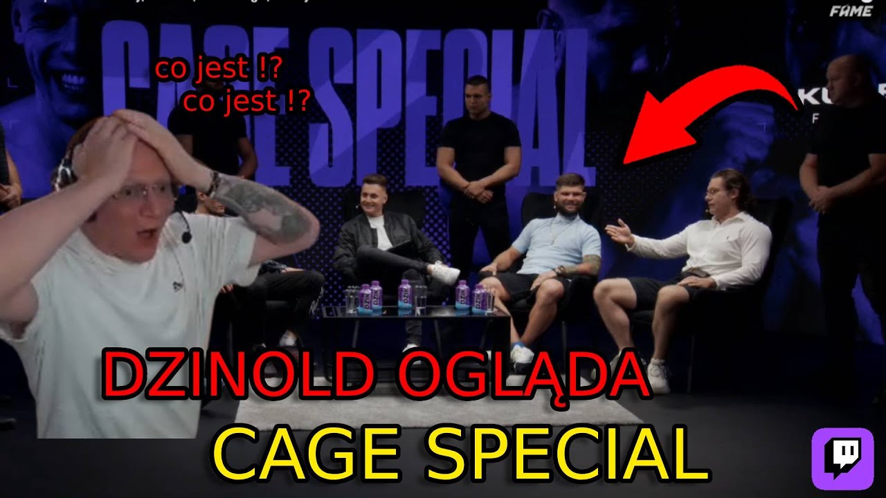DZINOLD OGLĄDA FAME CAGE SPECIAL *MEGA DYMY* (Denis, Natan, Taazy, Don Diego)