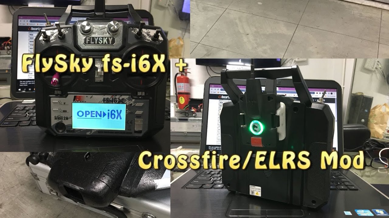 ติด Crossfire/ELRS ให้ Flysky FS-i6X [Crossfire/ELRS mod on Flysky FS-i6X]
