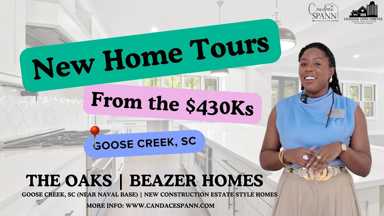 New Home Tours w/ Candace | Beazer Homes at The Oaks – Goose Creek, SC