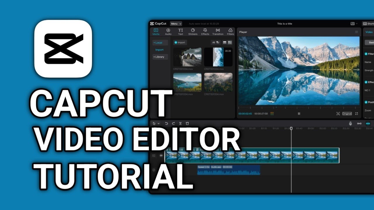 CapCut video editor tutorial.in kannada.