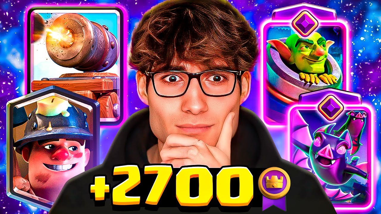 BALE DESTROZA CON ESTE MAZO DE MORTERO 💀 EN EL TOP MUNDIAL DE CLASH ROYALE🏆