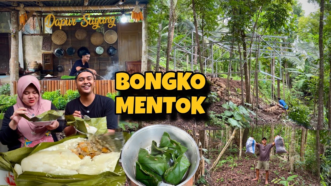 BIKIN JAJAN BONGKO MENTOK LEGEND || PAK B BIKIN KANDANG AYAM