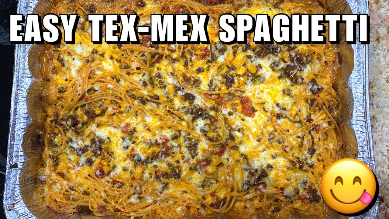 How to Make Tex-Mex Spaghetti | Quick & Easy Weeknight Casserole Meal | Cooking with my Mom!
