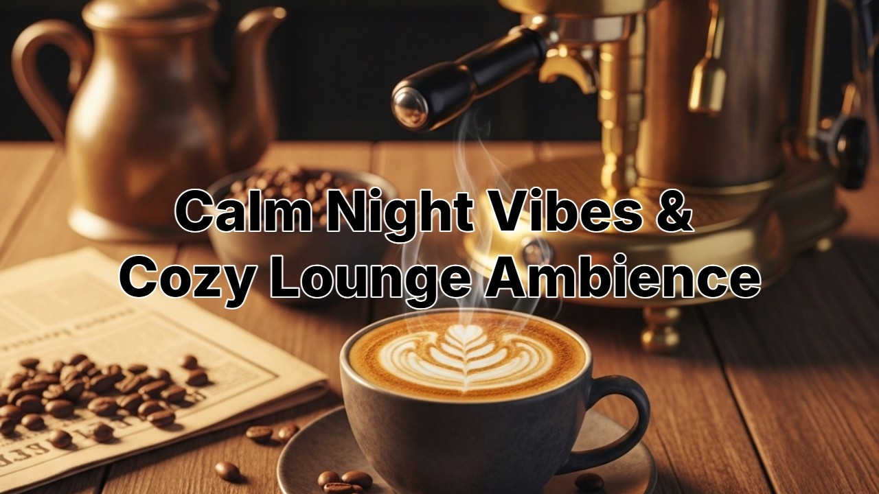 Smooth Instrumental Jazz Chill Relaxing 🎷 Calm Night Vibes & Cozy Lounge Ambience