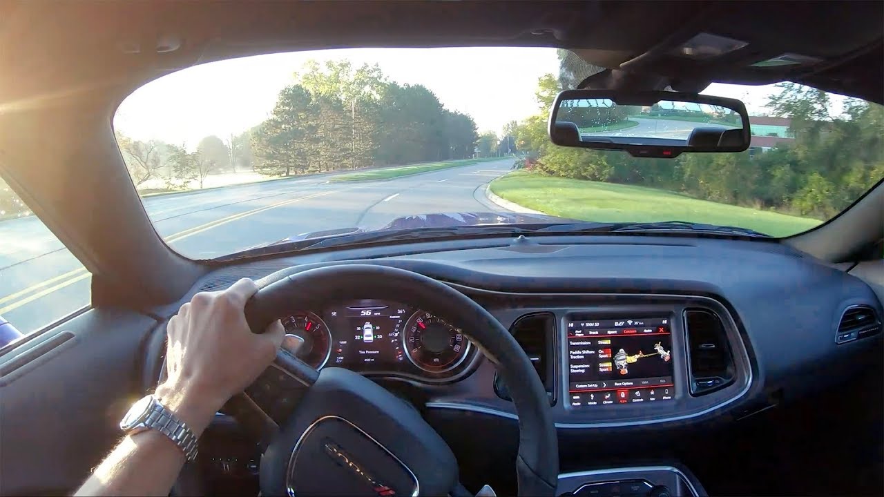 2019 Dodge Challenger R/T Scat Pack Widebody - POV Test Drive (Binaural Audio)