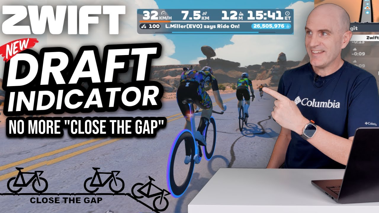 New Zwift DRAFT Indicator – How It Works & When It Doesn’t 🚴🏼‍♂️💨