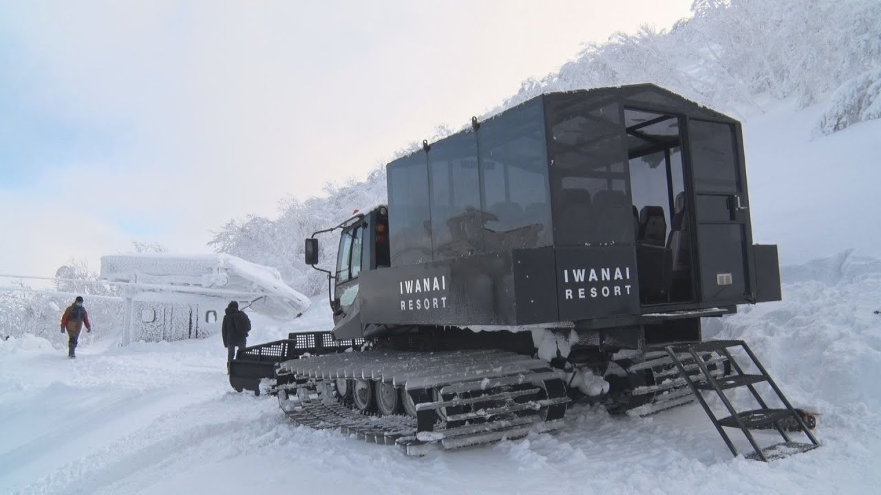 ニセコを凌ぐ？パウダースノーを満喫　岩内の富裕層向けCATスキーはお値段1人13万円（LBS3/13放送TVh制作）