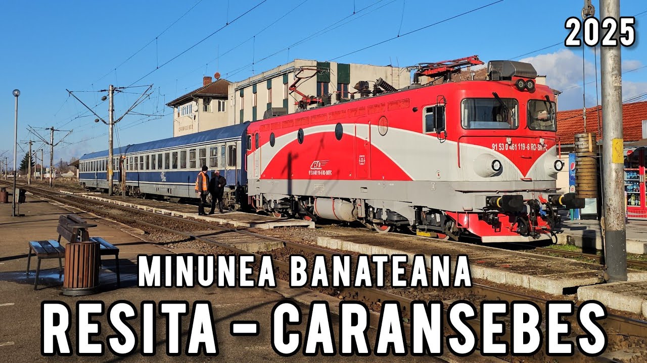 Resita Sud - Caransebes 2025 | Calatorie autentica cu CFR, revenim dupa 2 ani pe traseu cu video