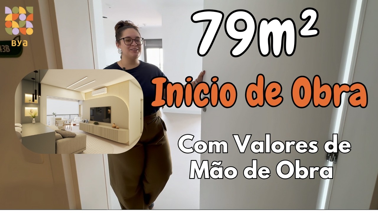 55m², varanda, home office, quarto gamer e valores reais de mão de obra 👷‍♂️🔥