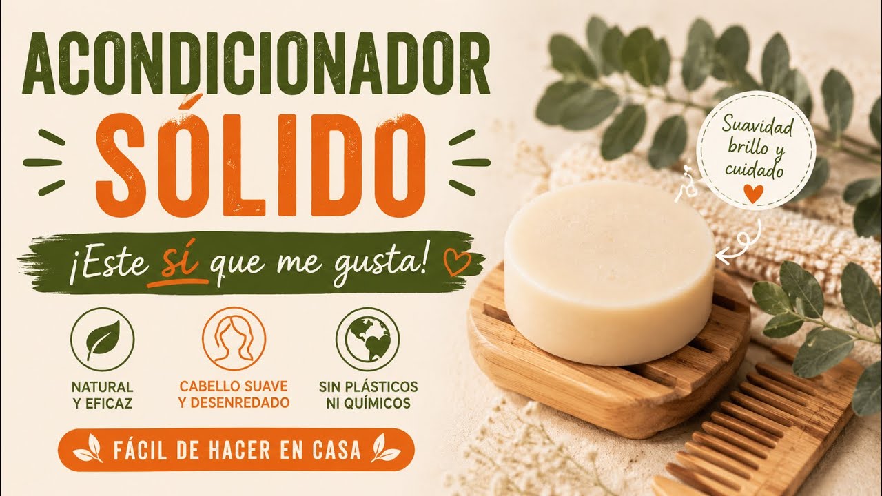 ¡Por fin! Un ACONDICIONADOR SÓLIDO que me gusta 🙈
