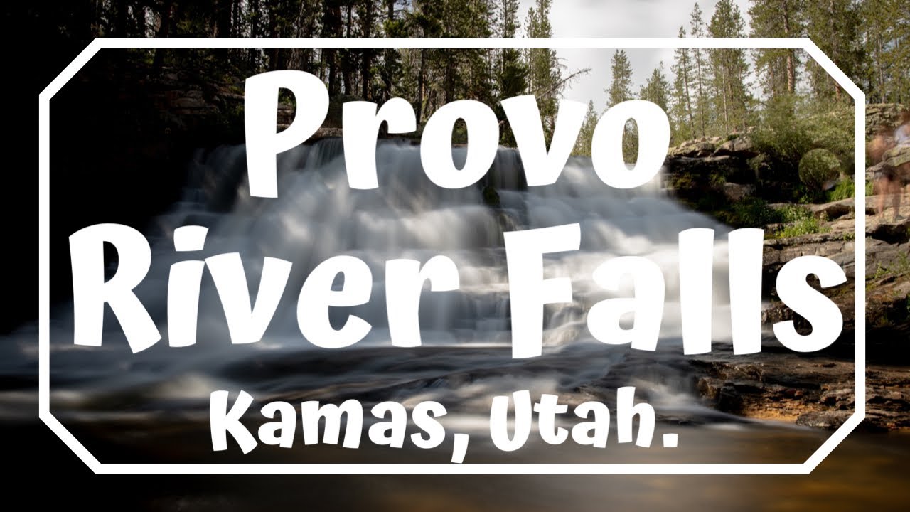 Provo River Falls.  Kamas, Utah.