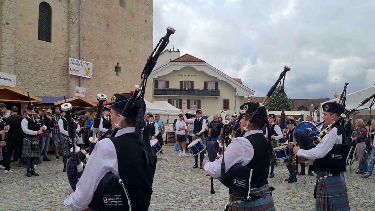 Boghall and Bathgate Pipe Band Medley @ Avenches Tattoo 2022