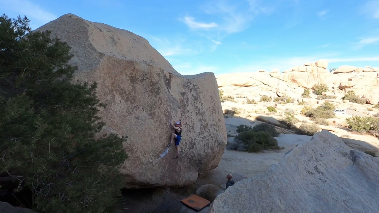 Joshua Tree Bouldering: The Funktion V3***