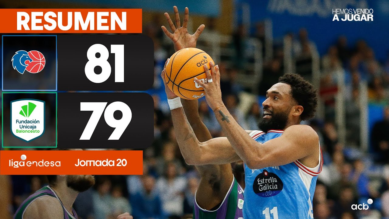 Río Breogán - Unicaja (81-79) RESUMEN  | Liga Endesa 2024-25