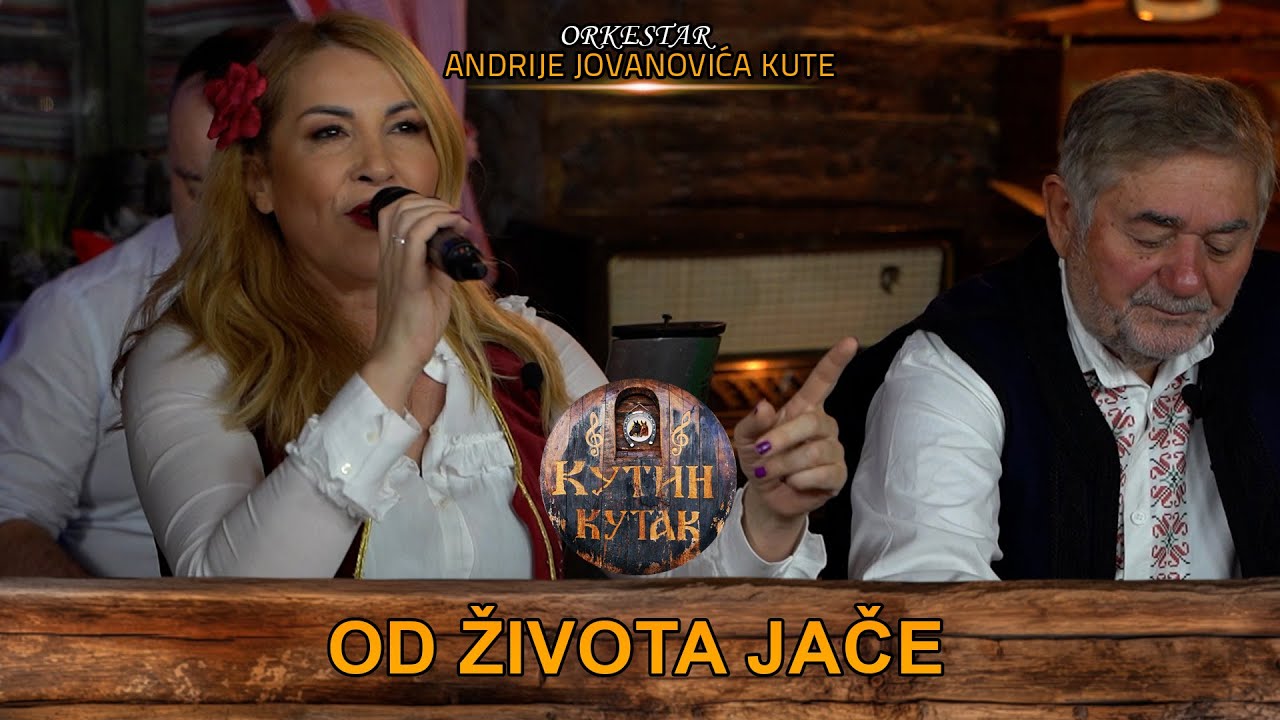 Jelena Brocic - Od zivota jaca | uzivo | (Ork. Andrije Jovanovica Kute) KUTIN KUTAK