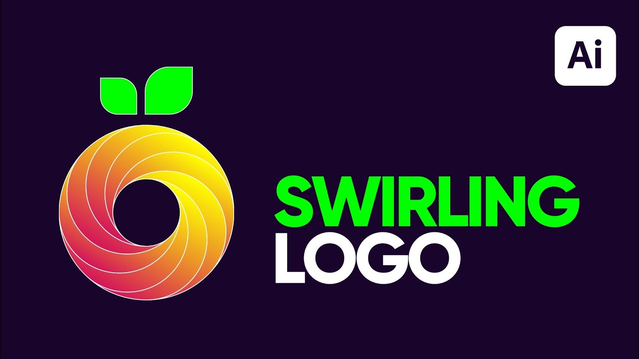 Create a Swirling Gradient Logo | Logo Design Tutorial in Adobe Illustrator