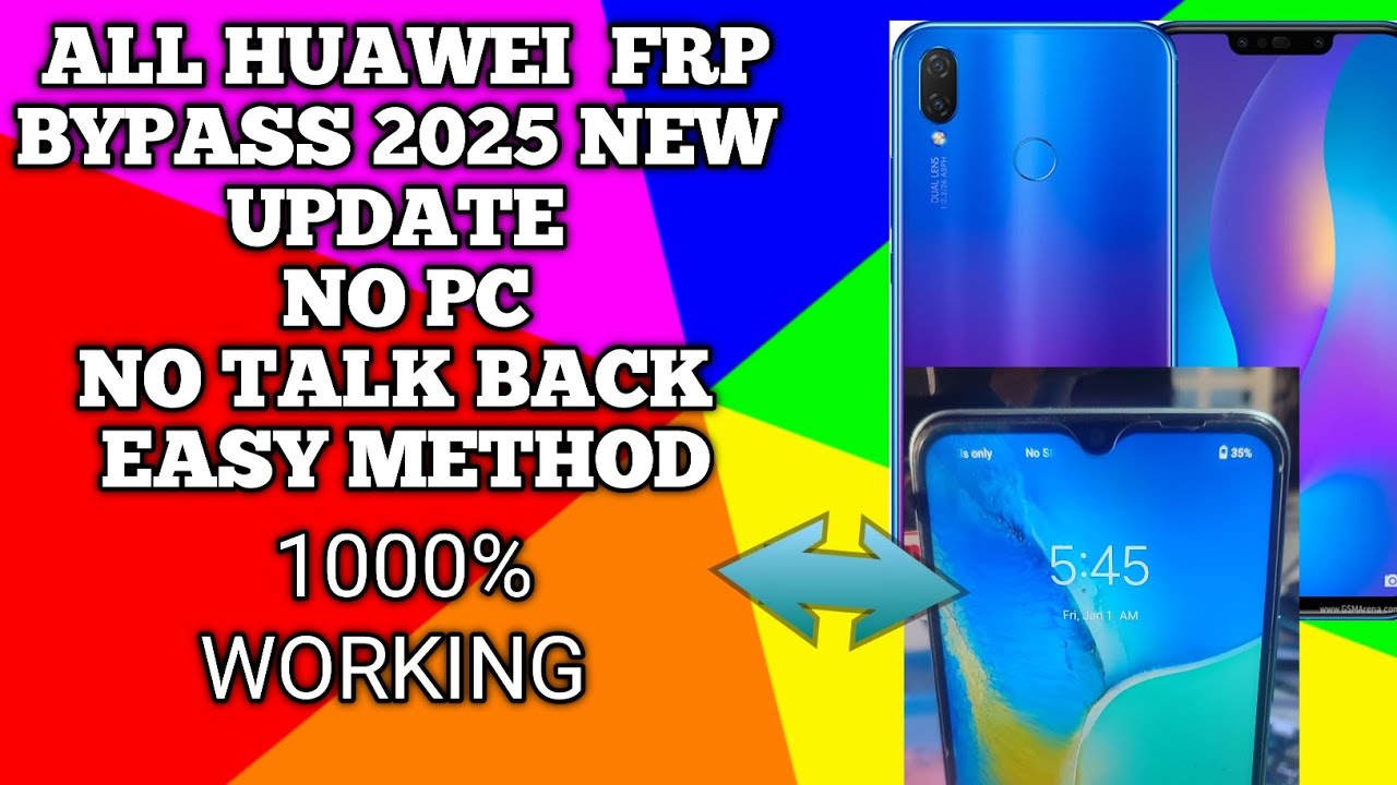 All Huawei  FRP bypass 2025 100% working without PC