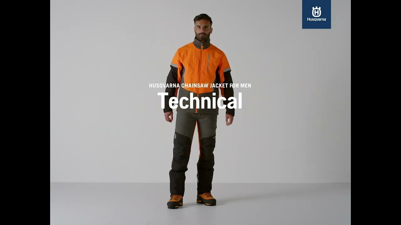 Husqvarna forest jacket for men, Technical