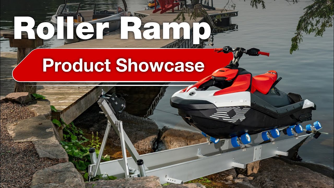 CanadaDocks Roller Ramp | The Best Way to Store Your Boat & PWC