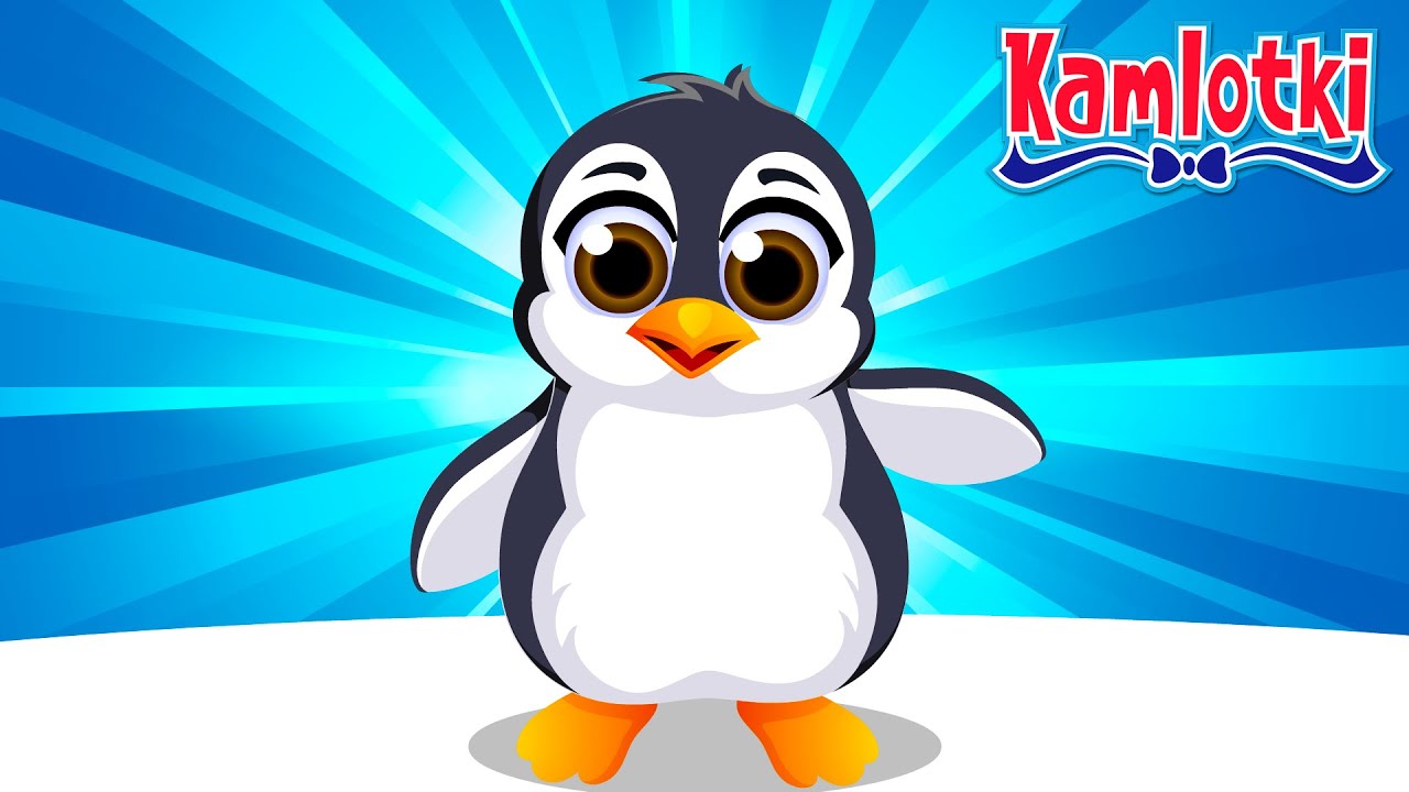PINGWINY Z ANTARKTYDY - Piosenka dla dzieci o pingwinach - Kamlotki 🐧❄️