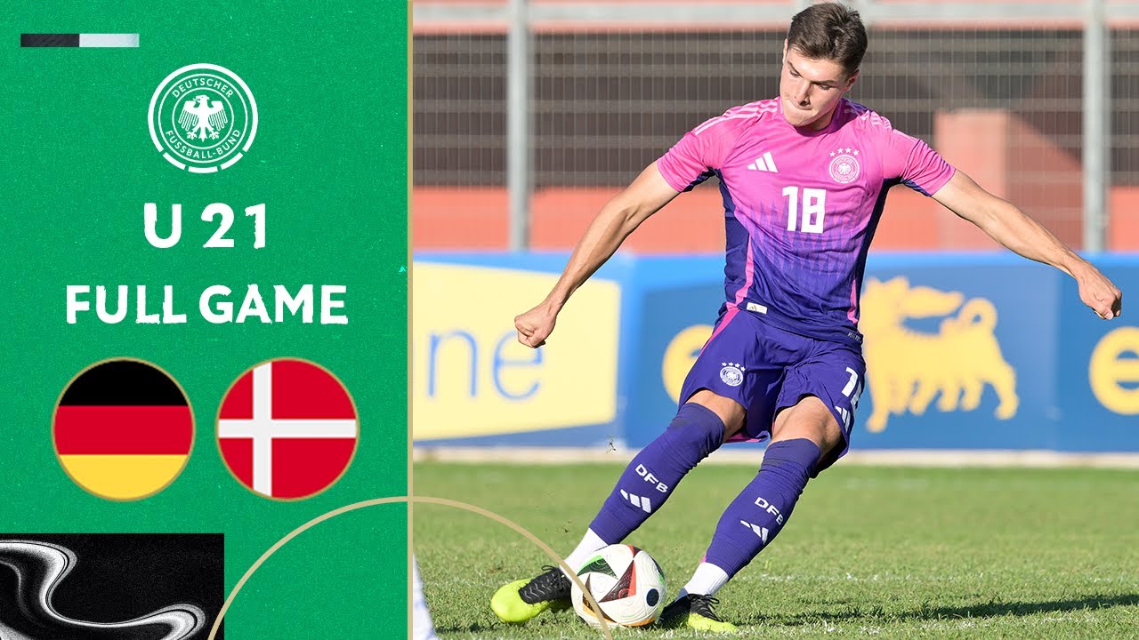 Germany vs. Denmark | Full Game | Under-21 - International Match