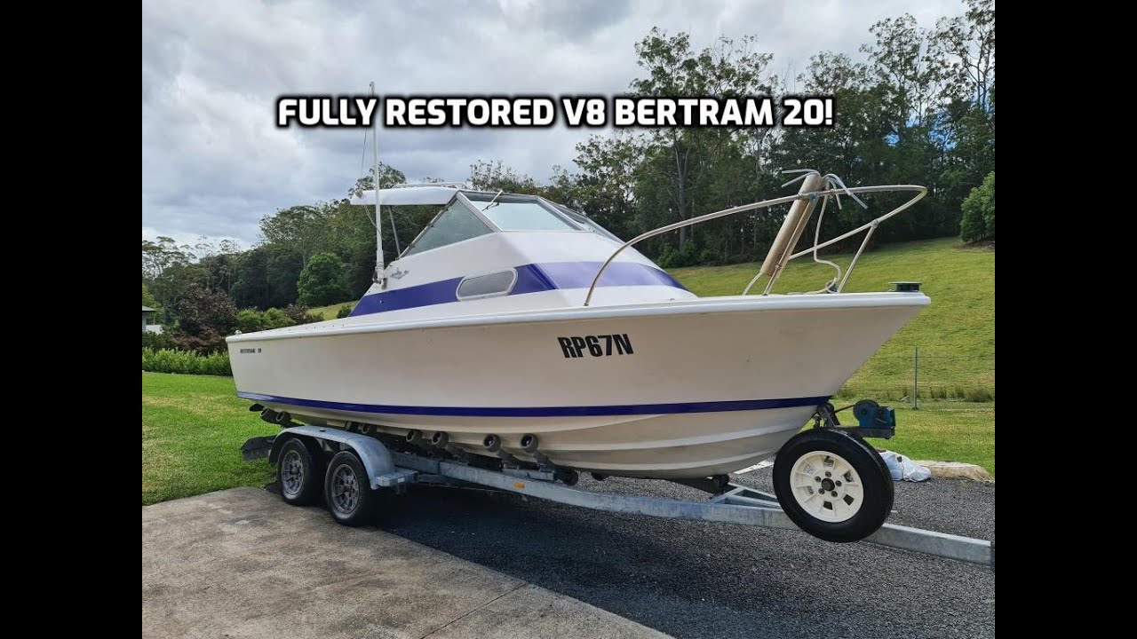 Bertram 20 is fully restored - you won't believe what happened during the sea trial