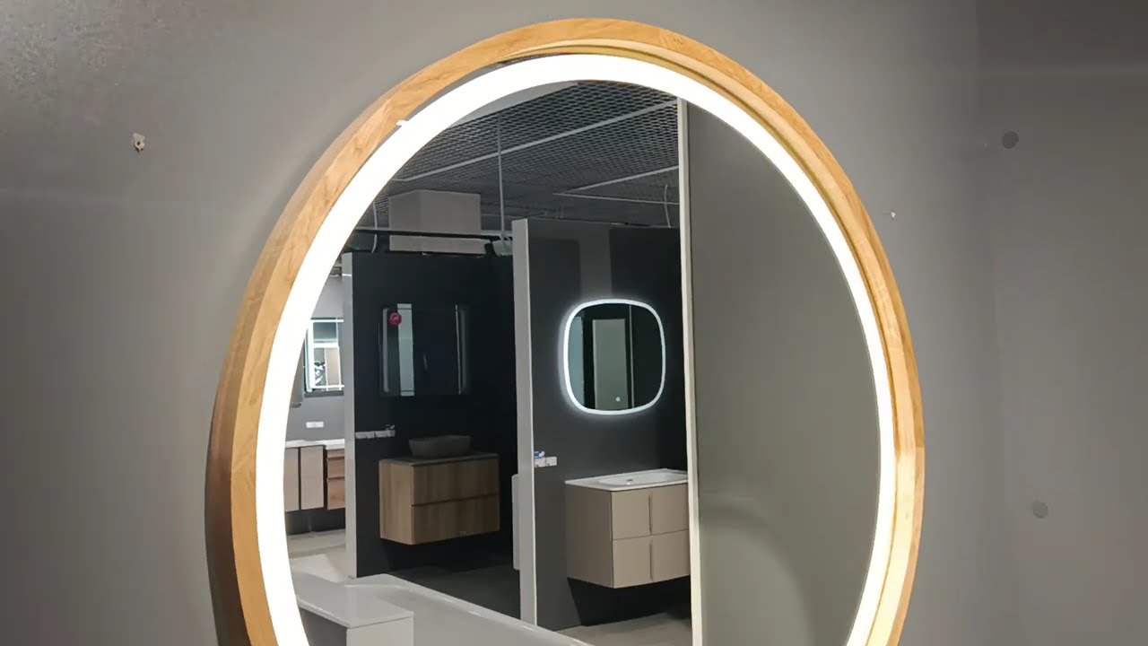 Luxury Wood Perfection Slim Дзеркало з підсвіткою LED дуб натуральний 750мм