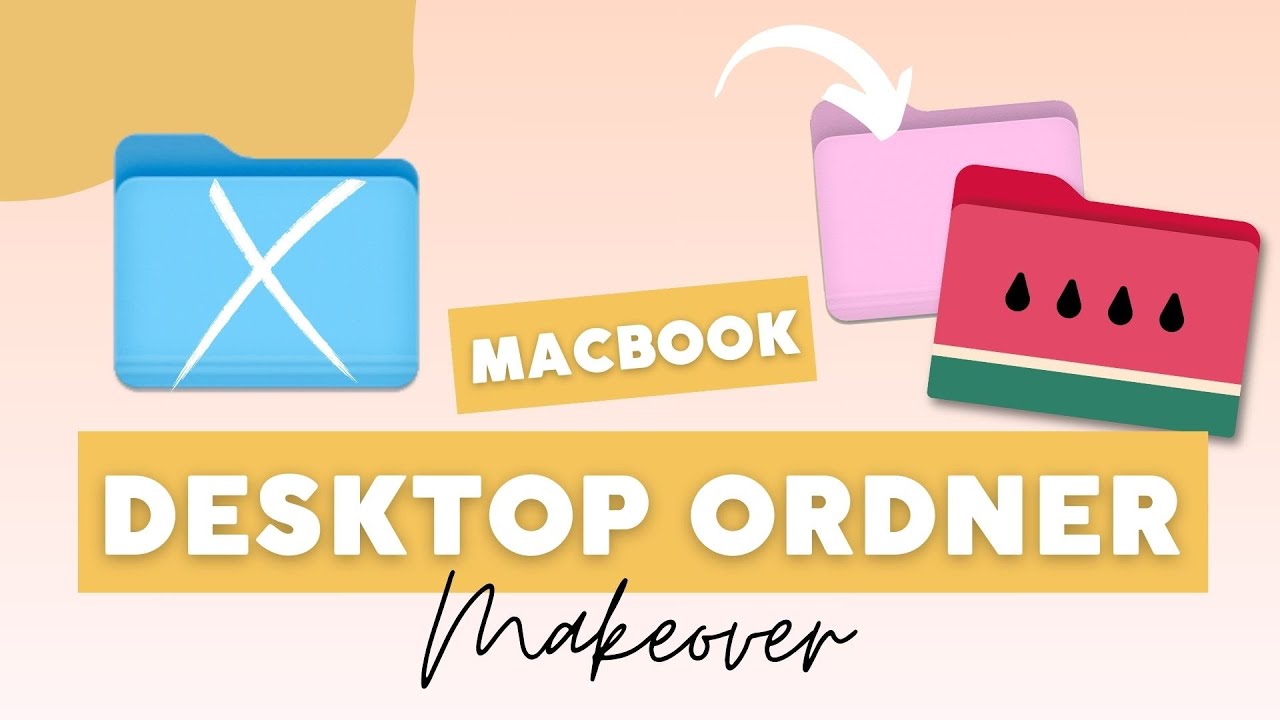 So änderst du die Mac-Ordnersymbole | Individuelle Mac Desktop-Ordner Tutorial