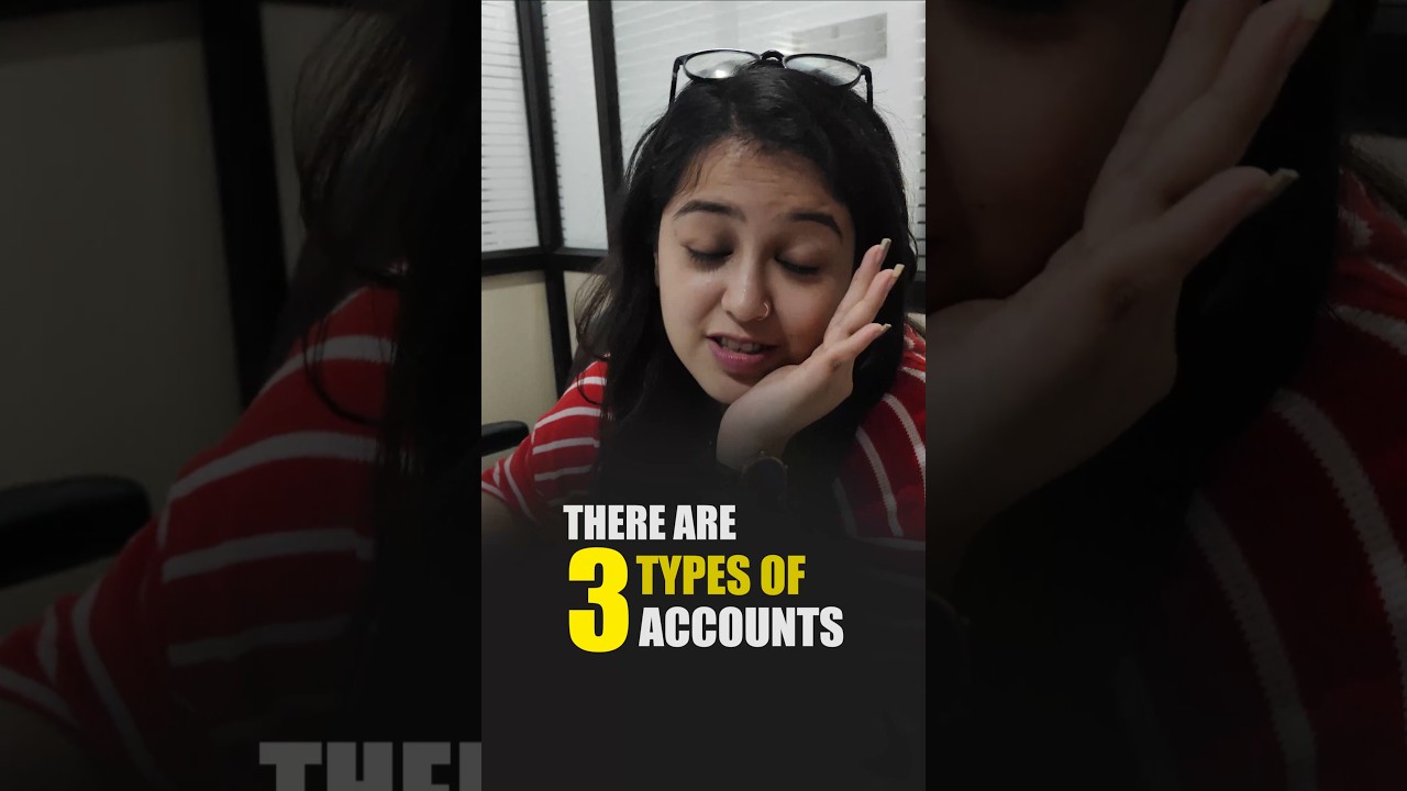 ✅Types of Accounts #basicaccountingterms #basicaccounts #typesofaccounts #accounting
