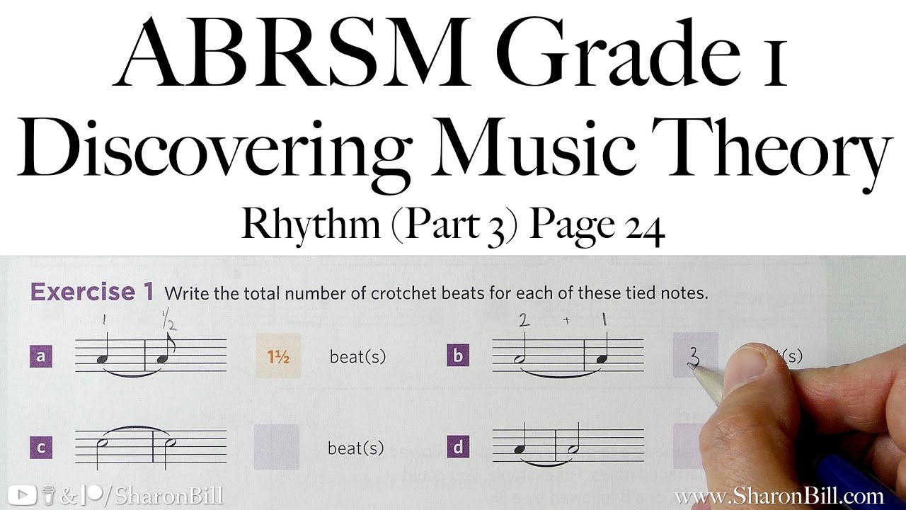 ABRSM Discovering Music Theory Grade 1 Rhythm (Part 3) Page 24 with Sharon Bill
