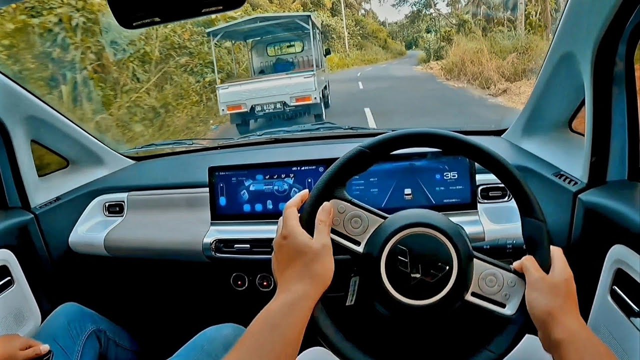 Driving POV WULING AIR EV 2022 |  DISIKSA di TANJAKAN & BELOKAN | Test Drive Akselerasi & Handling
