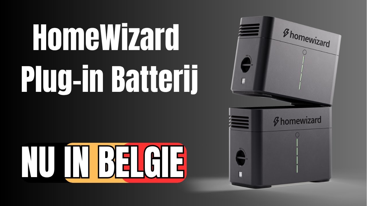 HomeWizard Plug-in Batterij nu EINDELIJK te bestellen in België! 🔋🇧🇪