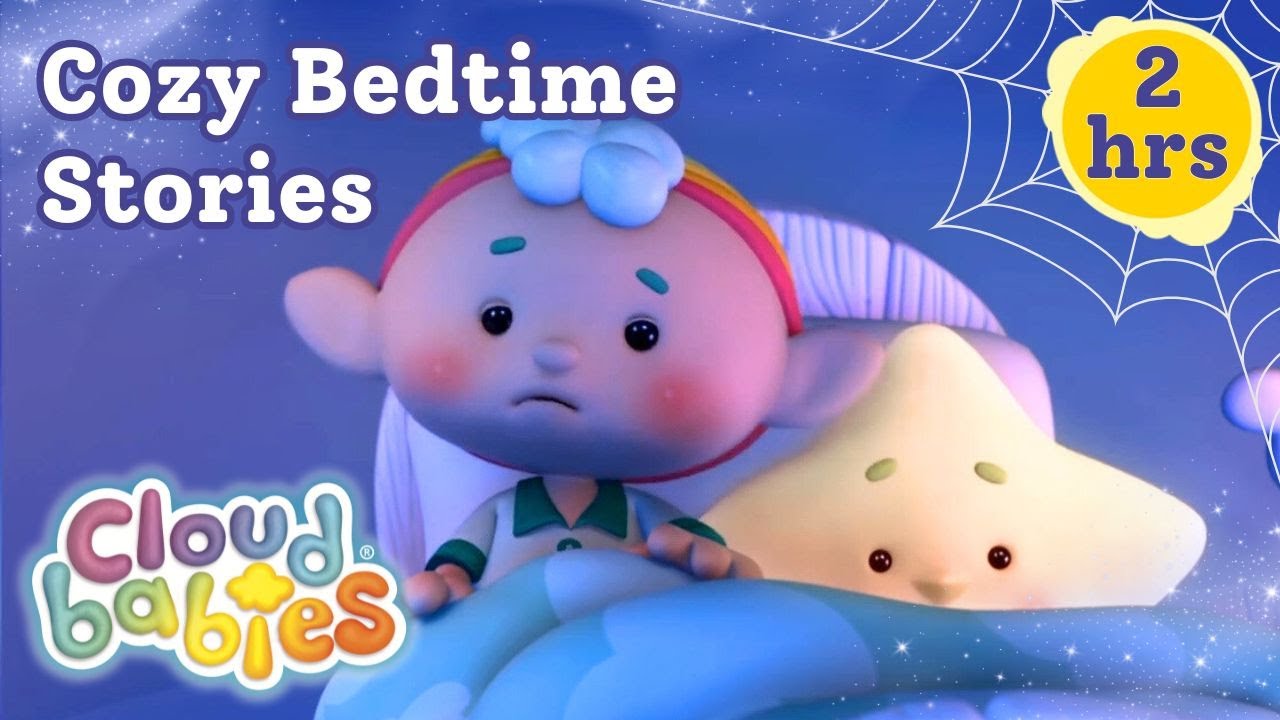 Get Calm & Cozy Before Bed on Halloween 😴💜 2 Hours of Bedtime Stories | Cloudbabies