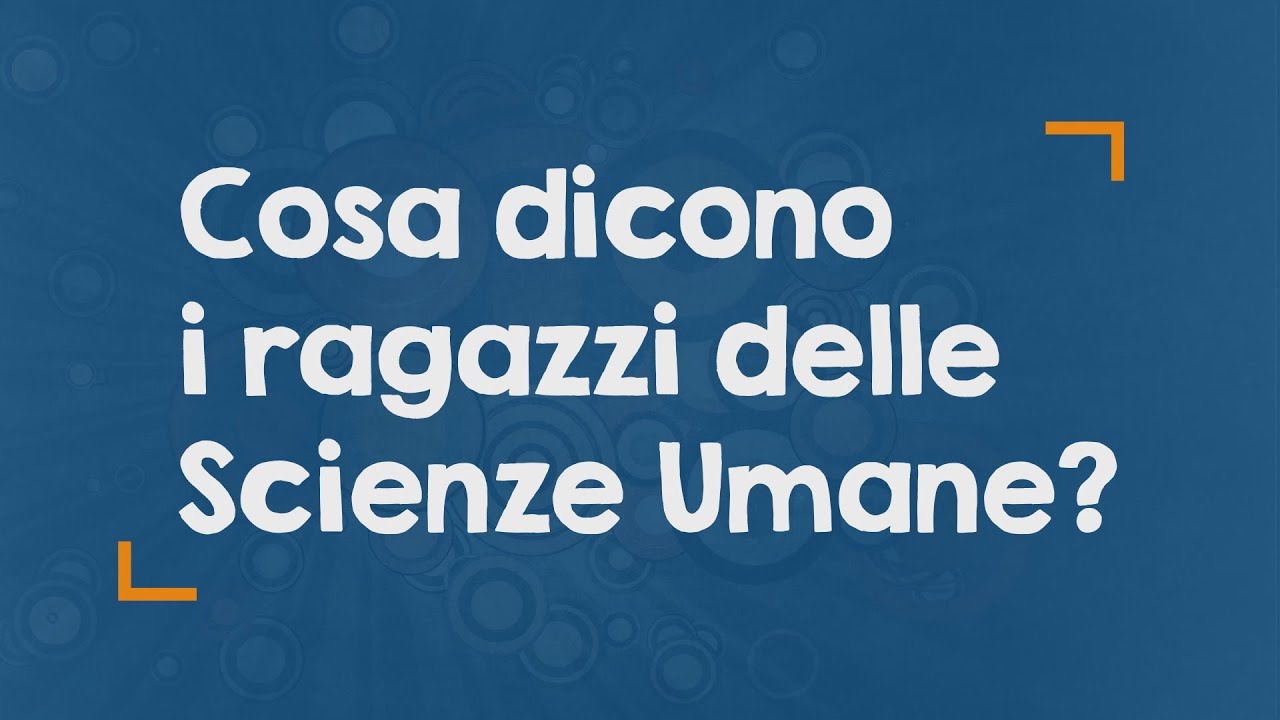 Cosa pensano i ragazzi del Liceo delle Scienze Umane?