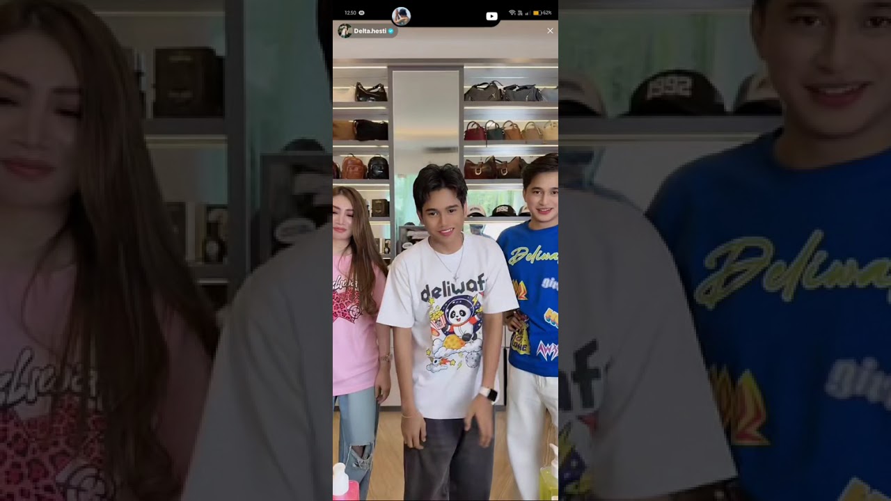 Keseruan live Valen dan anas bareng owner deliwafa