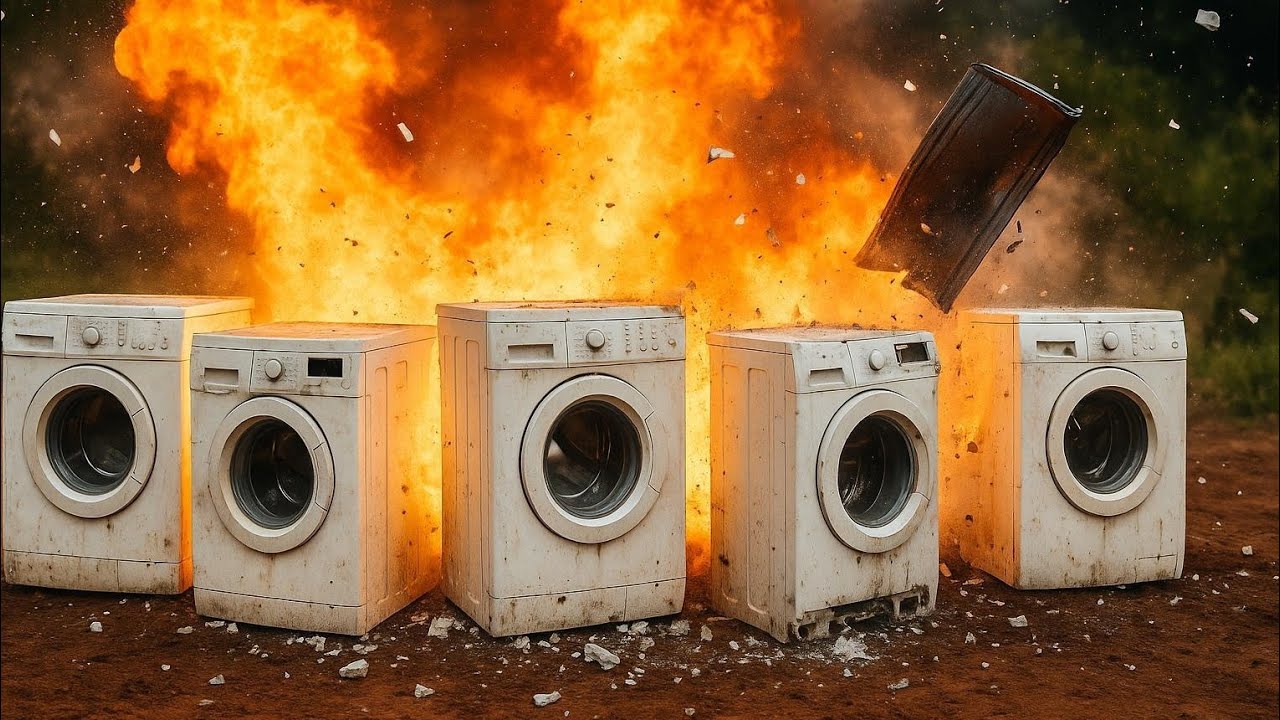 Crazy washing machine