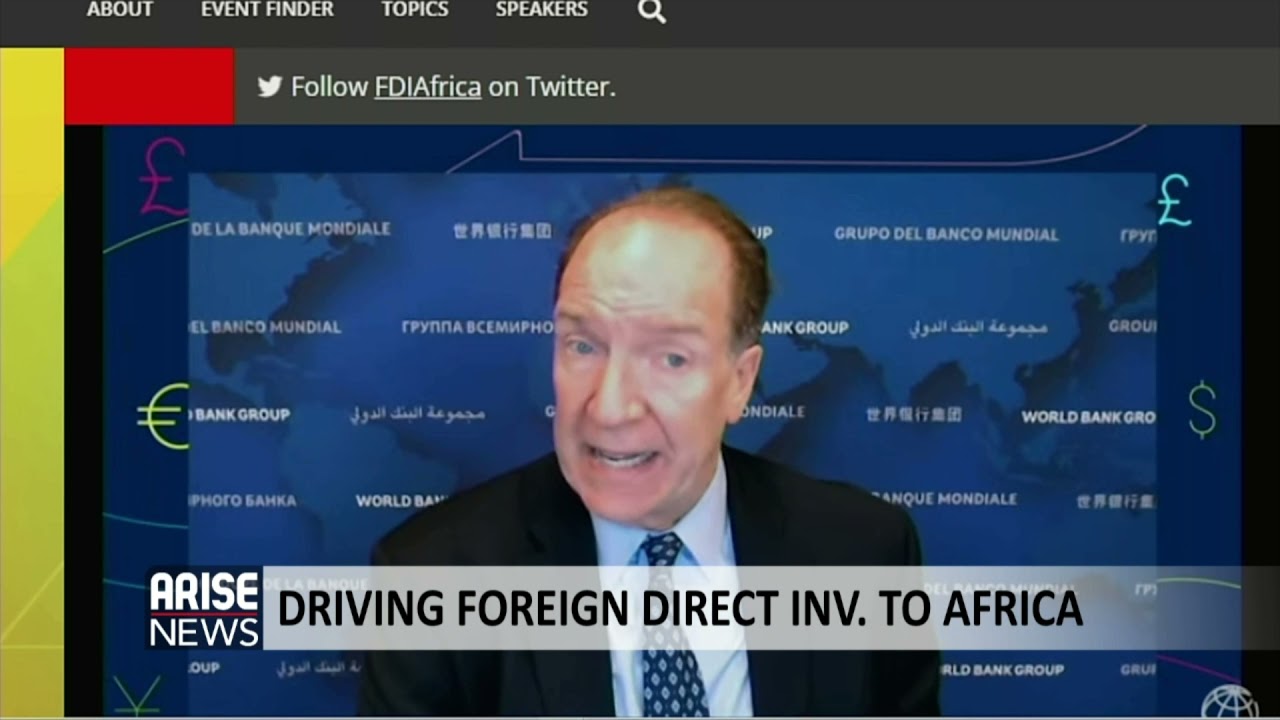 HOW TO INCREASE FOREIGN DIRECT INVESTMENT IN AFRICA - WORLD BANK PRESIDENT
