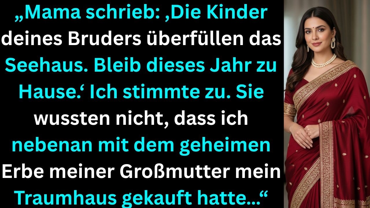 „Meine Familie sagte mir: ‚Komm diesen Sommer nicht zum Seehaus.‘ Ich lächelte, weil …“