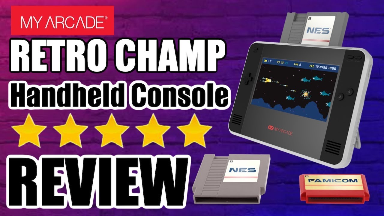 Retro Champ Handheld Console Review | Plays NES & Famicom Cartridges | Full Review & Demo