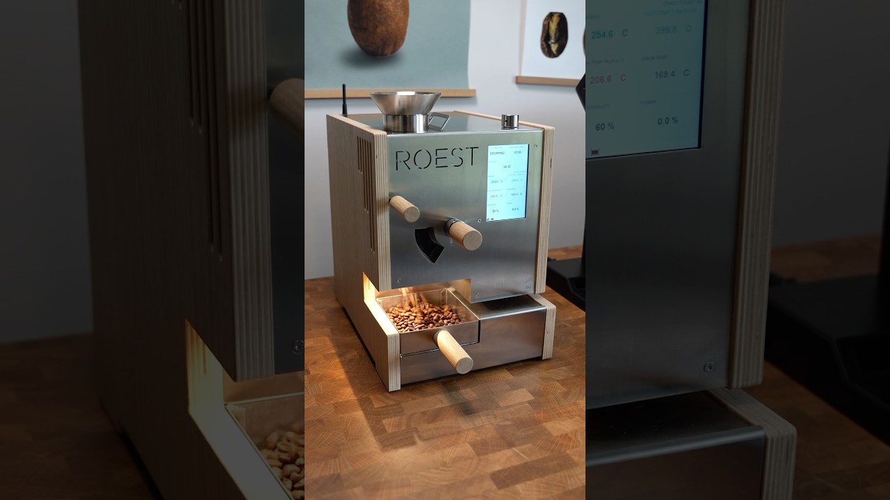 Coffee Roasting Workflow - the Roest L100 Plus #coffee #roasting #coffeeroaster
