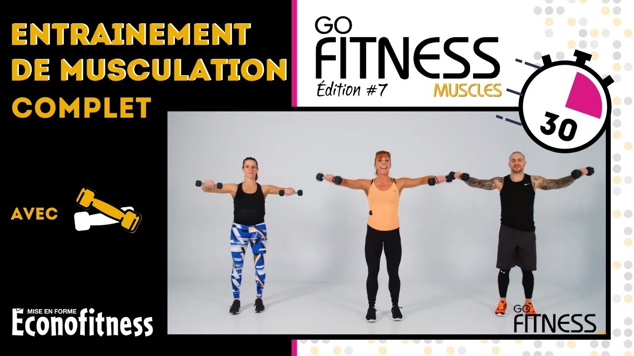 Entrainement en MUSCULATION COMPLET | 30 Minutes | GoFitness MUSCLES (Édition 7)