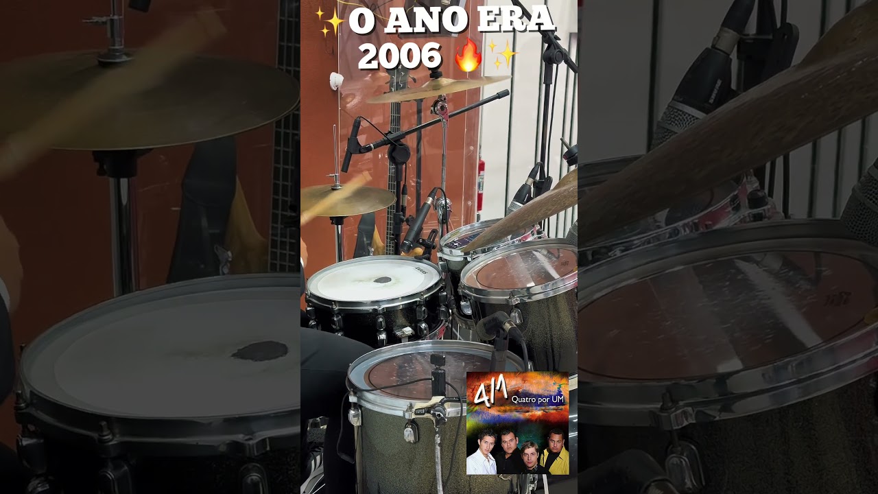 Quem lembra dessa ? Cinco pães e dois peixinhos - Quatro por Um - Drum Cover