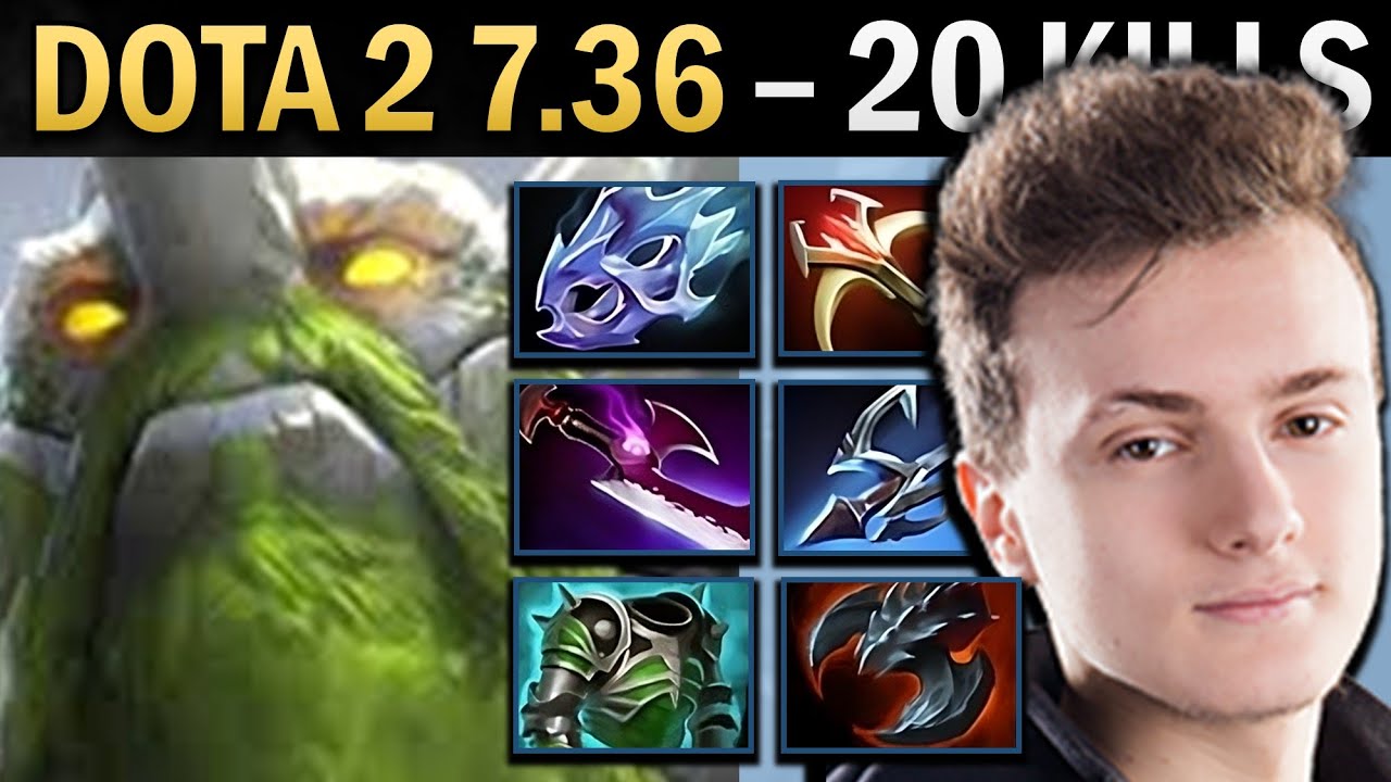 Tiny Gameplay Miracle with Harpoon and 20 Kills - Dota 2 7.36