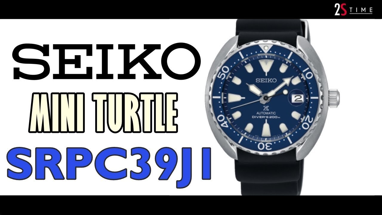 SEIKO Prospex Mini Turtle SRPC39J1 Automatic Diver Watch 200m
