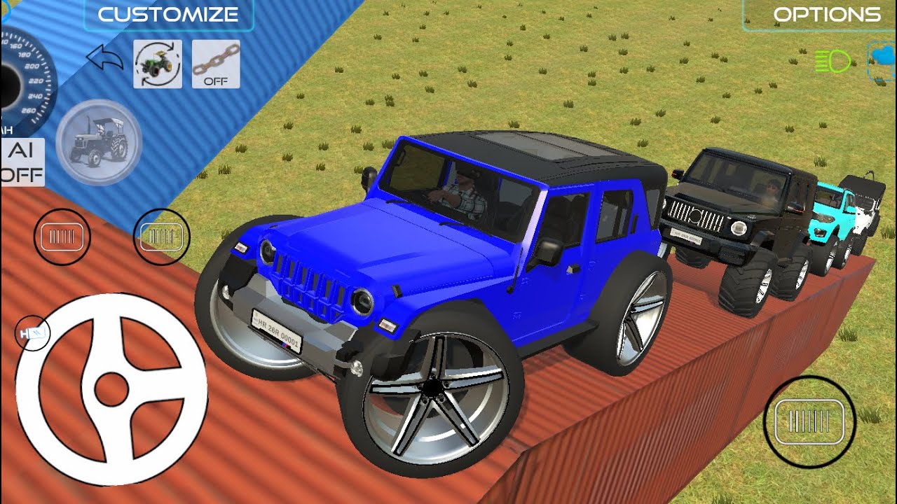Drive Dumper and Unloading Stone From Dumper Truck in Game#fortuner #4x4#scorpio #thar #gameplay pt8